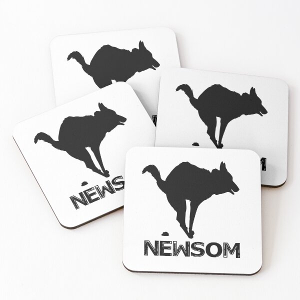 Item preview, Dog Pooping on Gavin Newsom designed and sold by ContreiDesign.