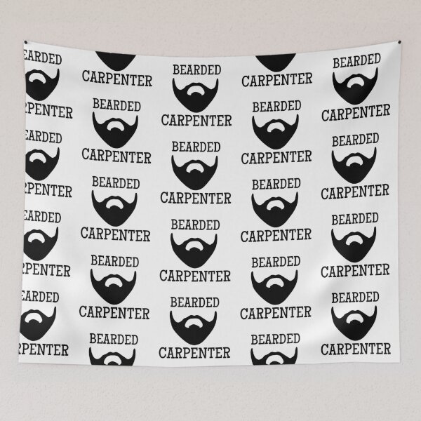 Item preview, Bearded Carpenter Black Design designed and sold by SweetAndSpice.