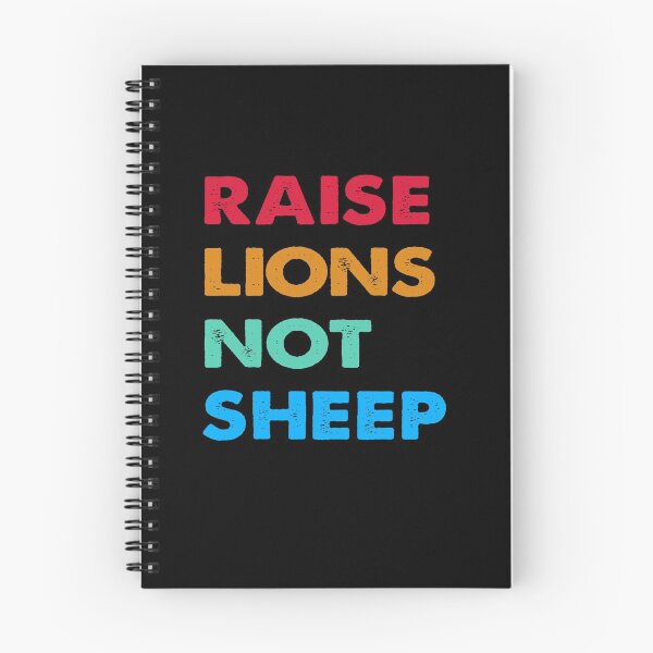 Item preview, RAISE LIONS NOT SHEEP VINTAGE designed and sold by ContreiDesign.