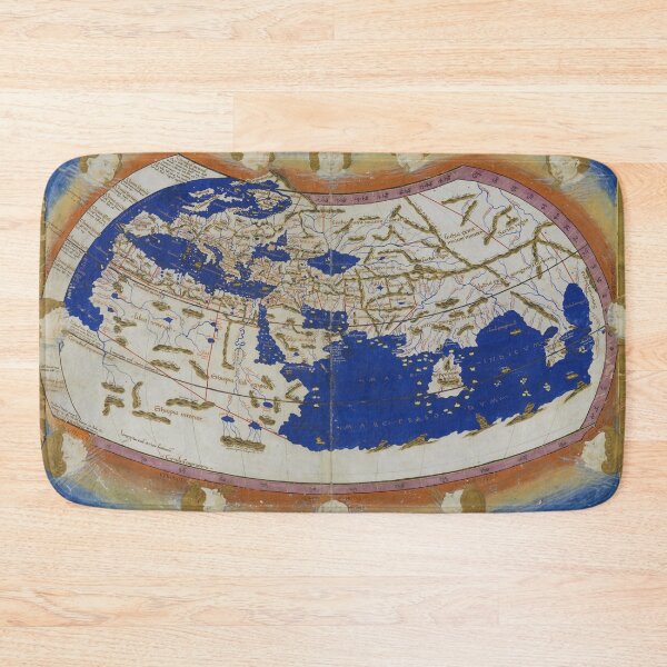 Item preview, Ancient map of the world by Ptolemy designed and sold by ganje.