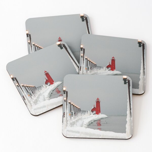 Item preview, The frozen pier in Grand Haven Michigan designed and sold by Michael Deemer.