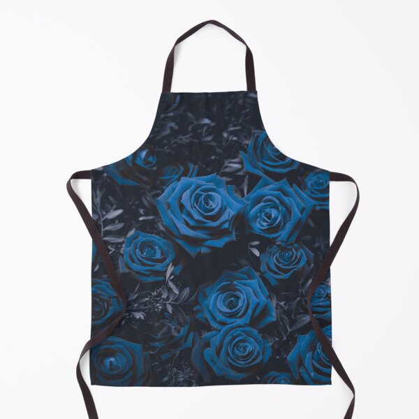 Item preview, Blue intense rose flowers abstract pattern designed and sold by myseptember18th.
