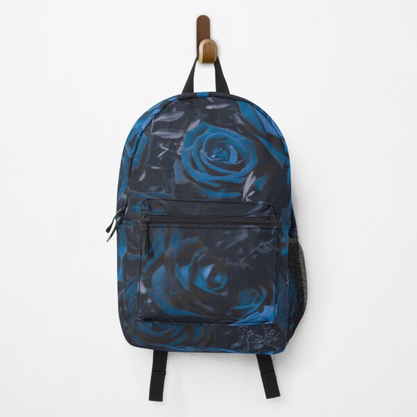 Item preview, Blue intense rose flowers abstract pattern designed and sold by myseptember18th.