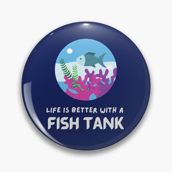 Item preview, Life is better with a fish tank designed and sold by Learntobeamom.