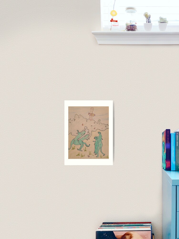 Thumbnail 2 of 3, Art Print, Lizard Zone designed and sold by RudyYoder.