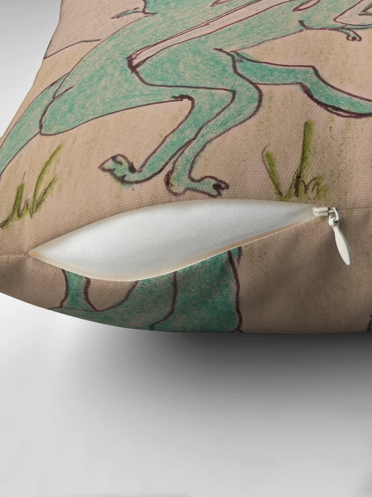 Thumbnail 2 of 4, Pillow, Lizard Zone designed and sold by RudyYoder.
