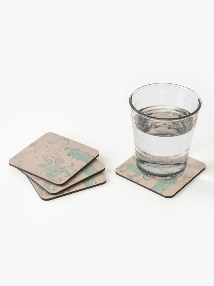 Thumbnail 2 of 5, Coasters (Set of 4), Lizard Zone designed and sold by RudyYoder.