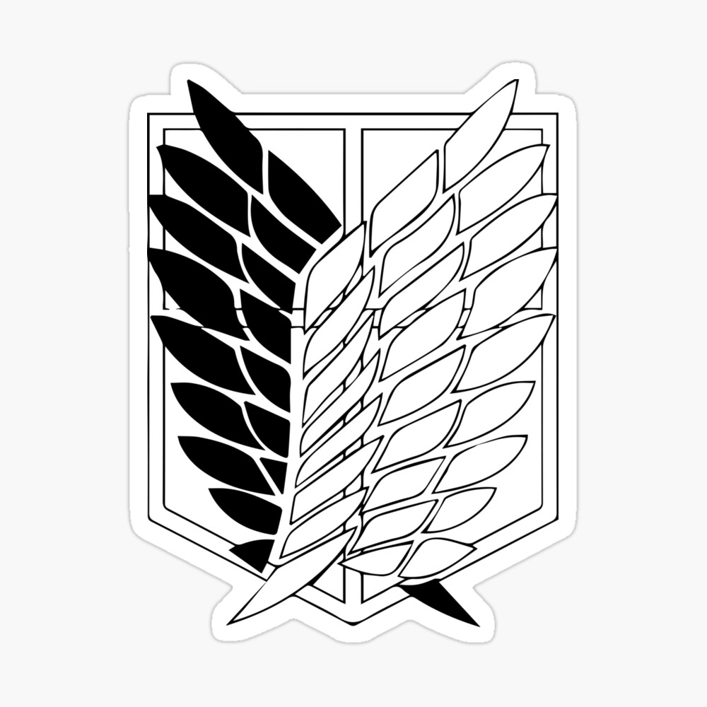 Attack On Titan Scouting Legion Logo Poster For Sale By Mydesigns Redbubble