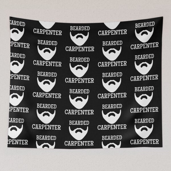 Item preview, Bearded Carpenter White Design designed and sold by SweetAndSpice.