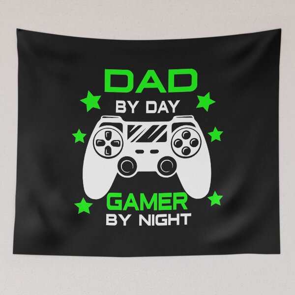 Item preview, dad by day gamer by night designed and sold by binly123.