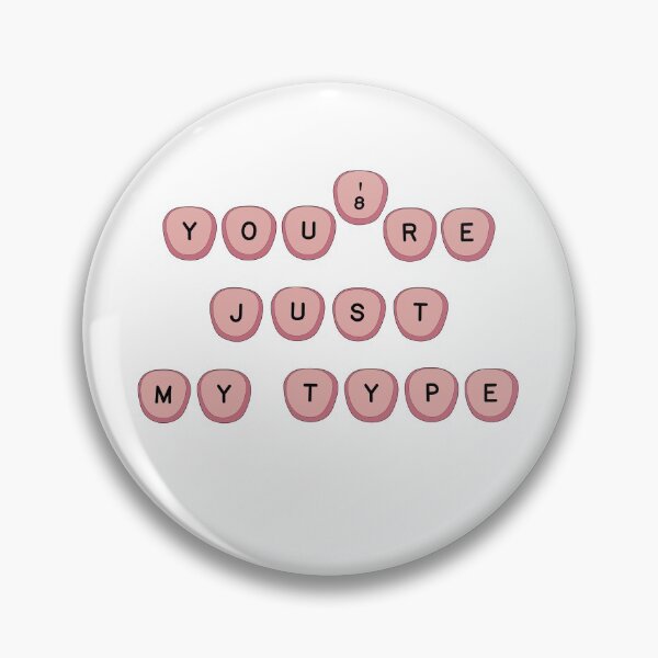 Item preview, You're Just My Type - Typewriter Love - white designed and sold by Bindestrek Tréma.