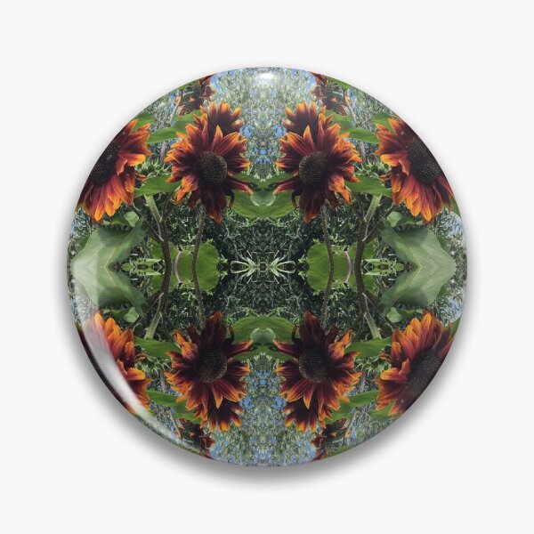 Item preview, Divine Botanicals - Summertime 2021, Ruby Passion Sunflowers Bloom in the Blue designed and sold by RoseAromas.