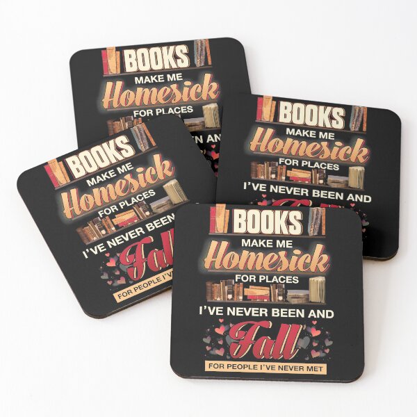 Item preview, Books Make Me Homesick For Places I've Never Been And Fall For People I've Never Met designed and sold by BaseStore.