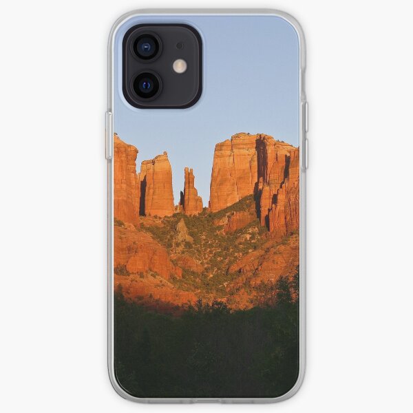 Cathedral Rock as the Sun sets iPhone Soft Case