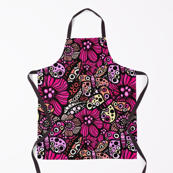 Item preview, Pink Butterfly Doodle Pattern designed and sold by Sketchbook Designs.
