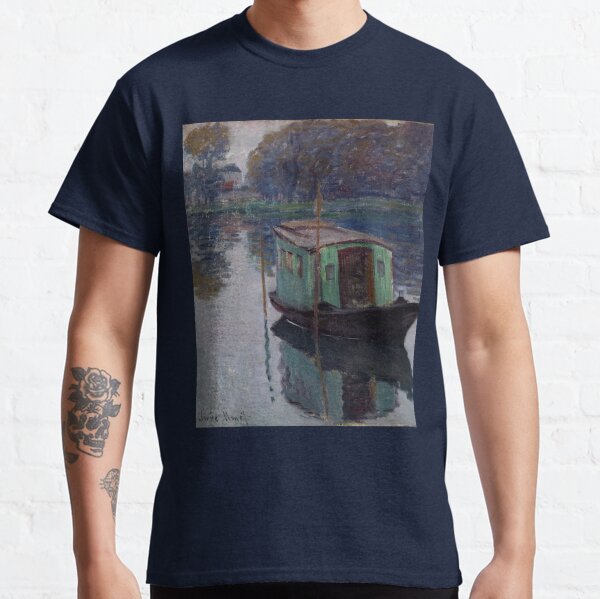 Vista previa del artículo con la obra «Claude Monet El barco del estudio», diseñado y vendido por emidye20.