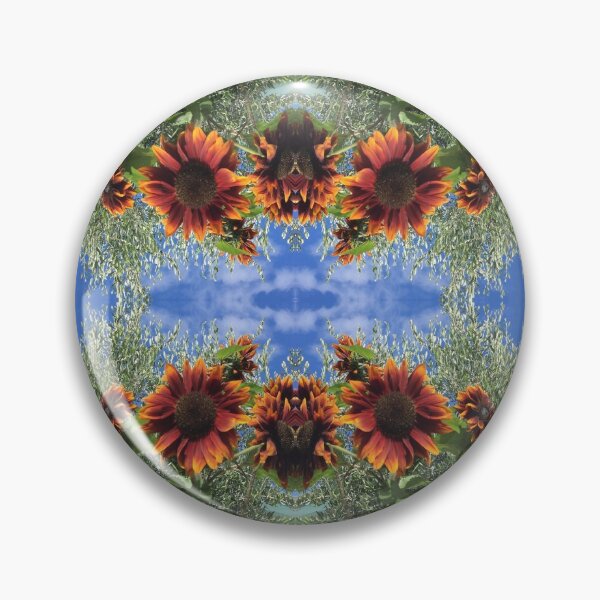 Item preview, Divine Botanicals - Summertime 2021, Ruby Passion Sunflowers Bloom in the Blue designed and sold by RoseAromas.