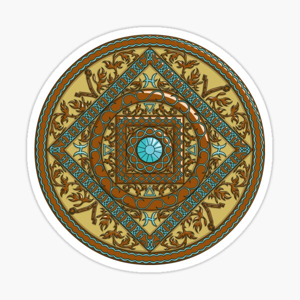 Pisces Mandala Sticker