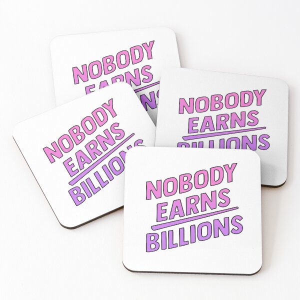 Item preview, Nobody Earns Billions designed and sold by RainbowPandas.