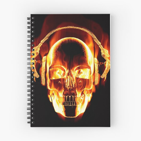 Item preview, Flaming  skull  designed and sold by Trendytstore.