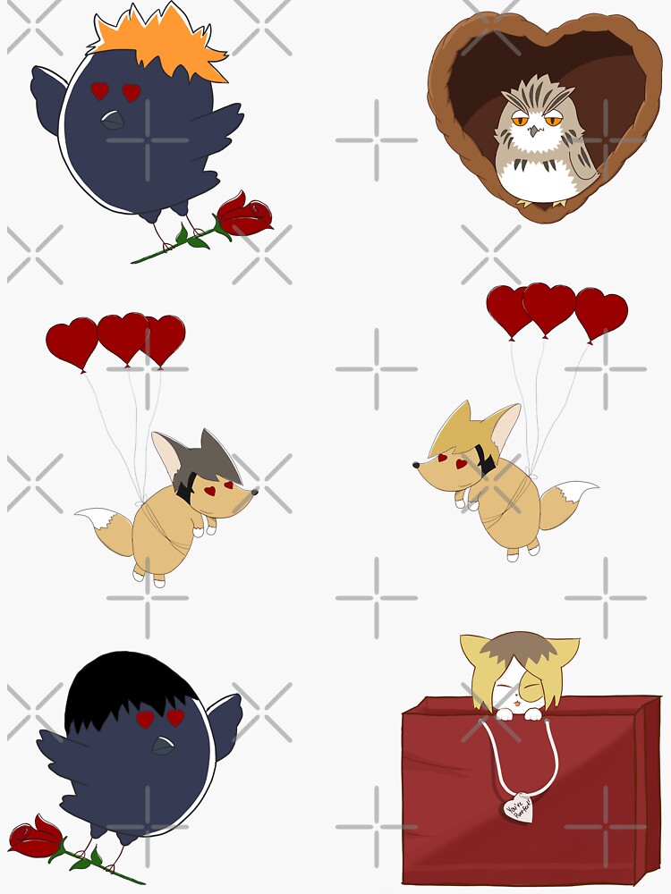 Haikyuu Valentines Day Special Sticker Pack Sticker For Sale By Animeliac Redbubble 3565