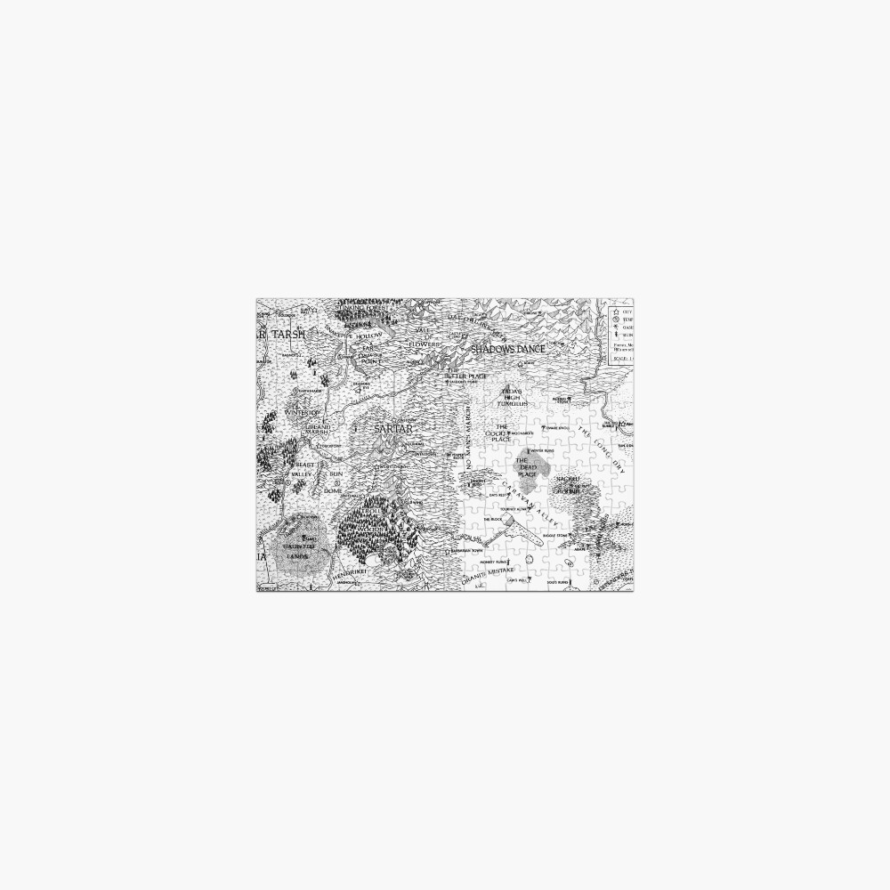RQ2 DRAGON PASS AND PRAX Map Jigsaw Puzzle