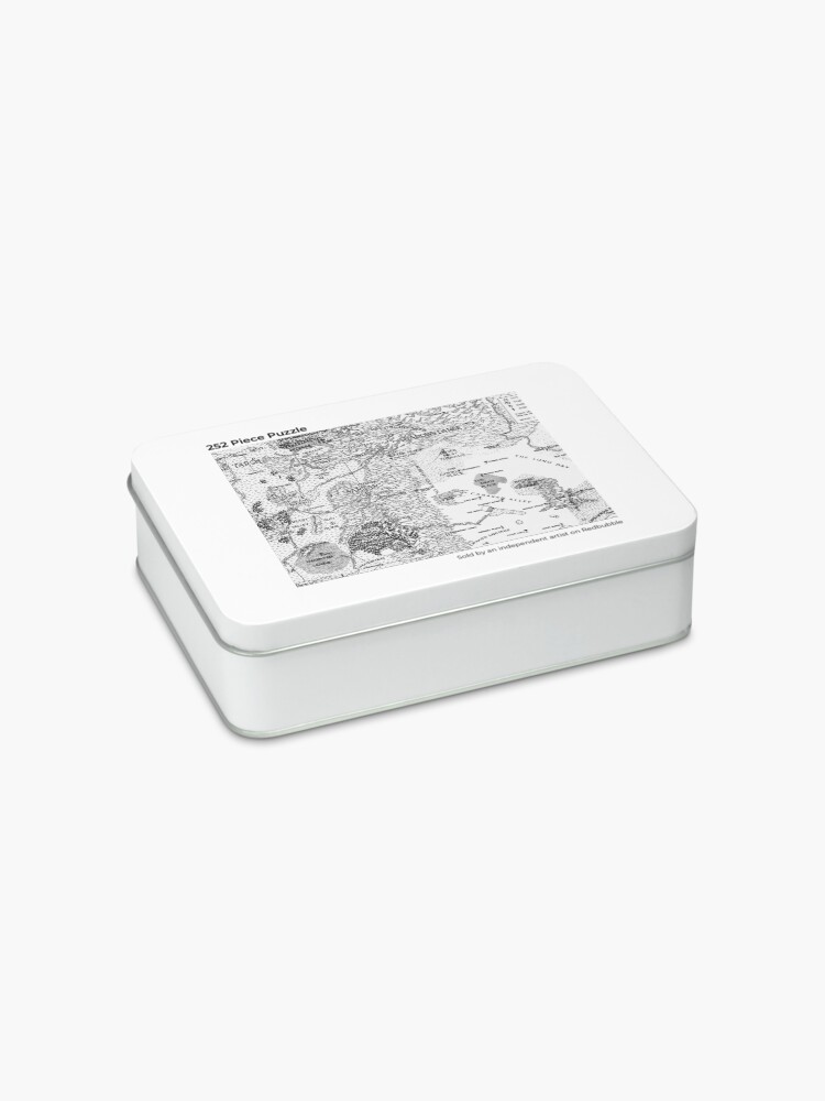 Alternate view of RQ2 DRAGON PASS AND PRAX Map Jigsaw Puzzle