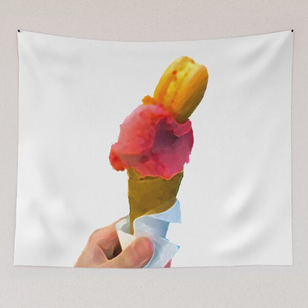Item preview, Gelato Cone with Macaron  designed and sold by AMGImpressions.