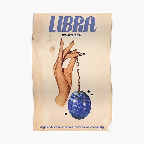 LIbra Zodiac Poster Poster