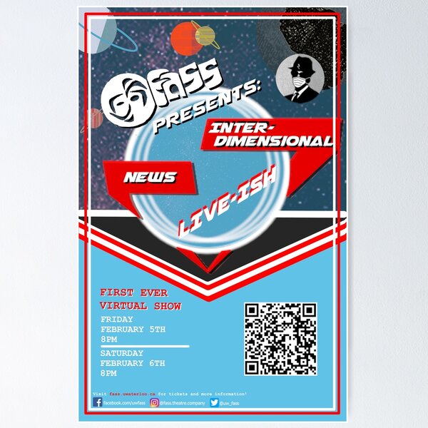 Starborn Retro Festival Poster Digital Print OFFICIALLY 