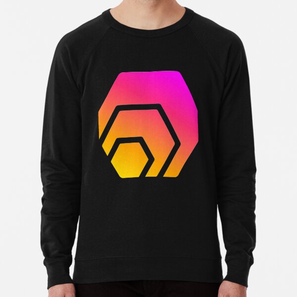HEX Crypto Hexagon Logo T-Shirt Lightweight Sweatshirt