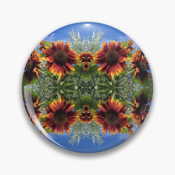 Item preview, Divine Botanicals - Summertime 2021, Ruby Passion Sunflowers Bloom in the Blue designed and sold by RoseAromas.