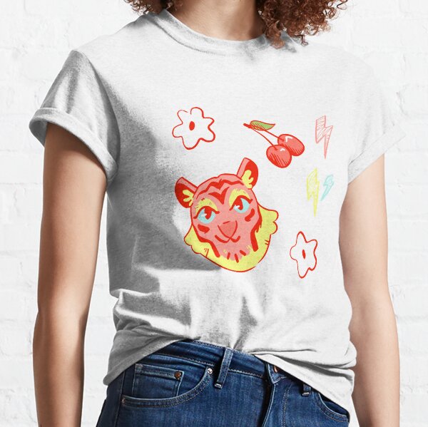 Tiger + Doodles Classic T-Shirt