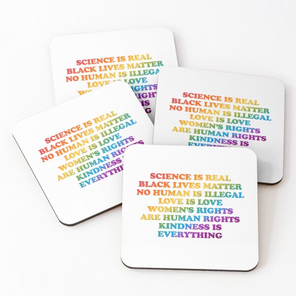 Item preview, Science is Real, Black Lives Matter, We Believe Gift designed and sold by Travel-Art-Love.