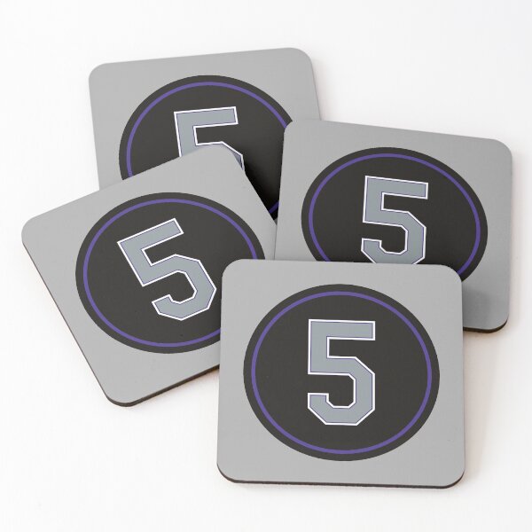 Item preview, Carlos Gonzalez #5 Jersey Number designed and sold by StickBall.