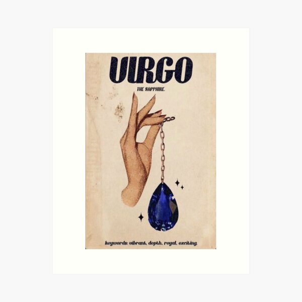 Item preview, Virgo Zodiac Poster designed and sold by Madison Elizabeth.