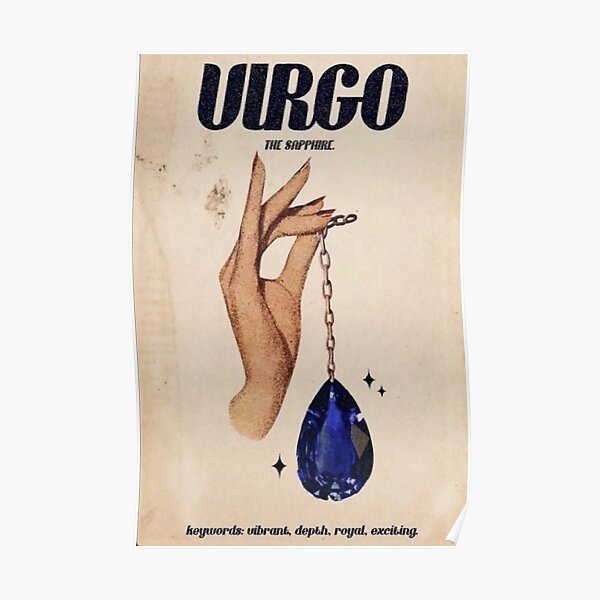 Virgo Zodiac Poster Poster