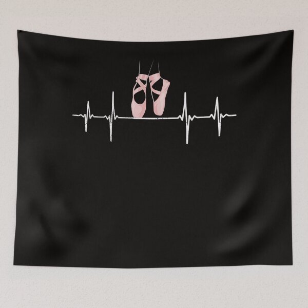 Item preview, Ballerina EKG Heartbeat Gift Ballet Dance Shoes Dancer designed and sold by RonaldDaughtry.