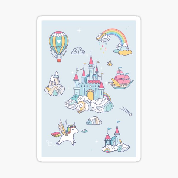 Item preview, Magic Cloud Castle designed and sold by Olya Yatsenko.
