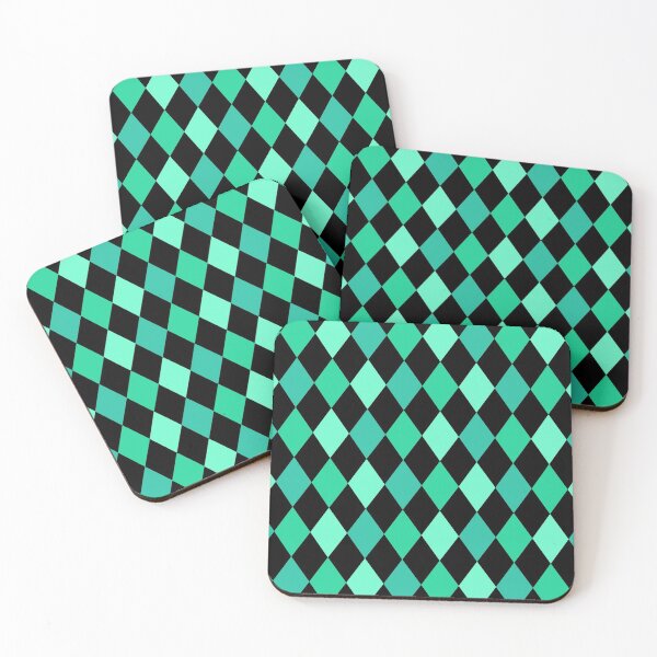 Item preview, Aqua Harlequin designed and sold by Rumrabbit82.
