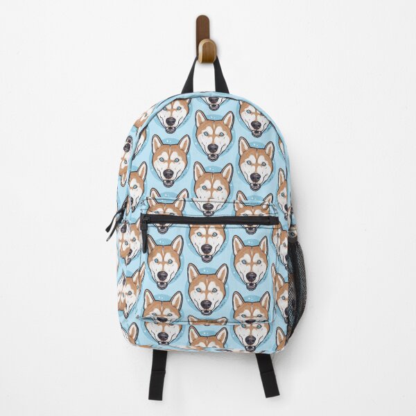 Blue-eyed Red Husky Backpack