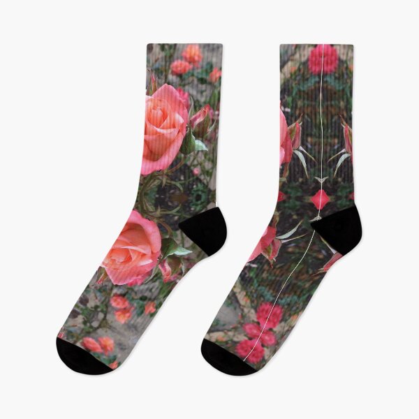 Item preview, Botanical Divine - Rosas rosadas y melocotón, simetría del amor designed and sold by RoseAromas.
