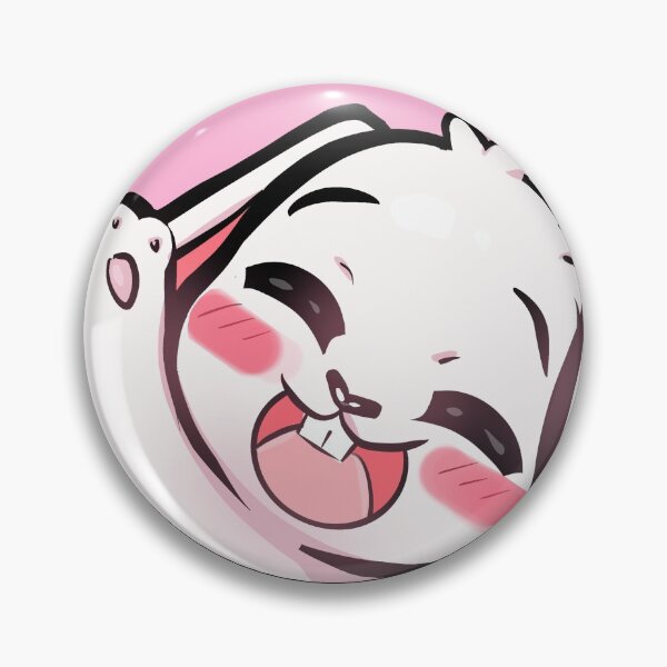 Item preview, New Circle Bunny Hi Emote - Cotton Candy designed and sold by SheGamerxo.