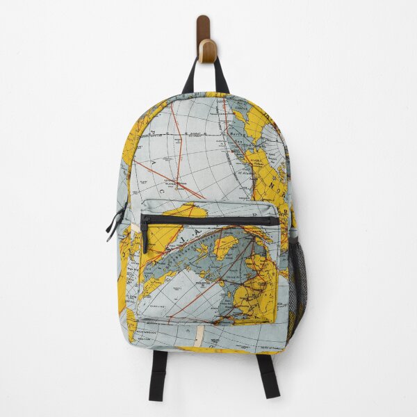 Item preview, 1942 Vintage Map of Northern Hemisphere - Polar View designed and sold by Gin  Neko.