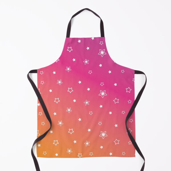 Item preview, Strawberry Slushie Pink Orange Stars Pattern designed and sold by PuddleofStars.