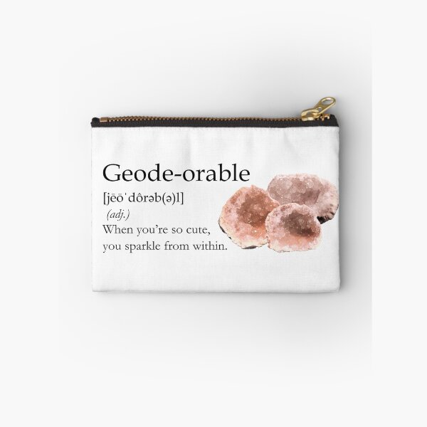 Item preview, Geode-orable - black type designed and sold by CJGrimes.