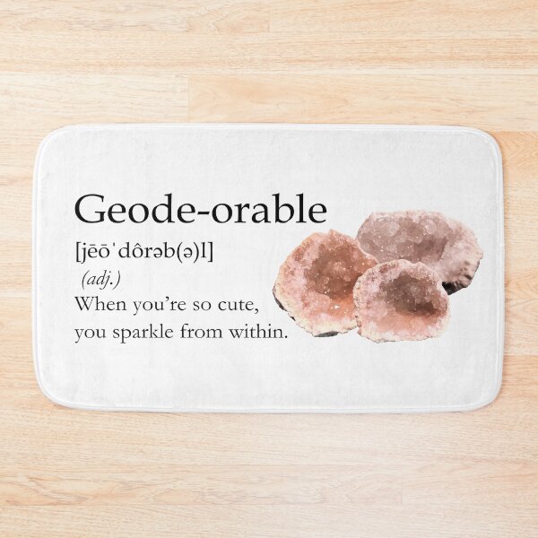 Item preview, Geode-orable - black type designed and sold by CJGrimes.