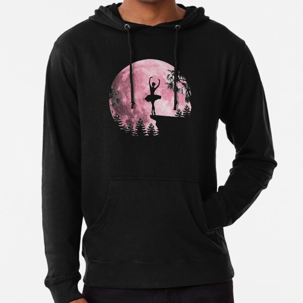 Item preview, Ballerina in the pink fullmoon moonlight dancing ballet designed and sold by RonaldDaughtry.