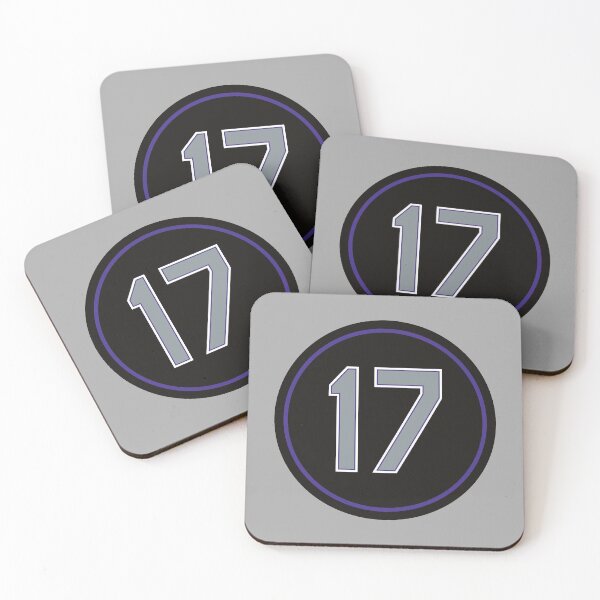 Item preview, Todd Helton #17 Jersey Number designed and sold by StickBall.