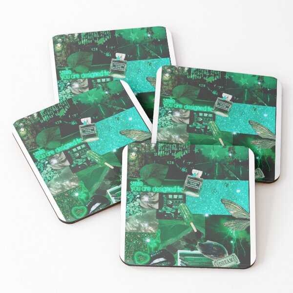 Item preview, Green with envy aesthetic collage  designed and sold by Cass Nicole.